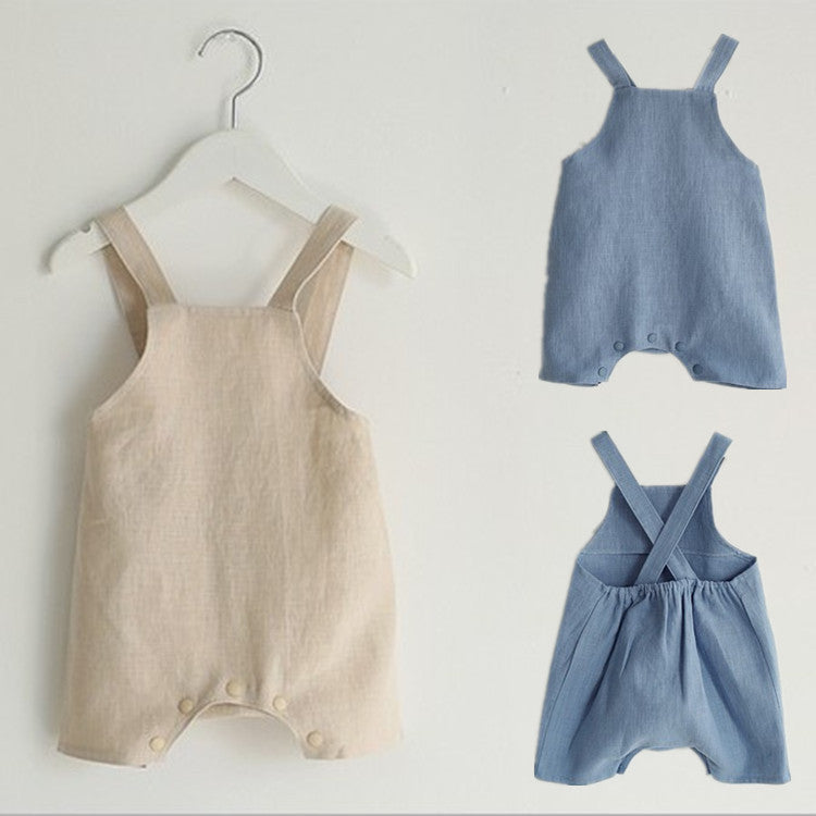 Linen jumpsuit baby online