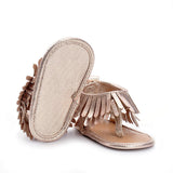 The Baba Co - Tassel Sandals - Metallic - Sole