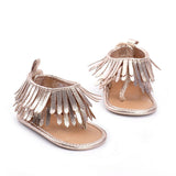 The Baba Co - Tassel Sandals - Metallic - 2